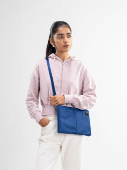 DailyObjects - Unisex Solid Pivot Sling Bag - Lagoon (M)