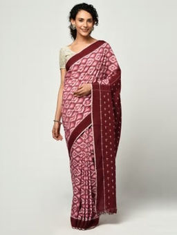 Fabindia - Cotton Ikat Weave Sari