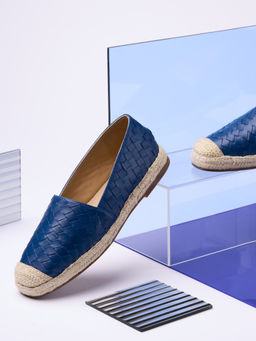 Heel Your Sole - Neo Blue Flat Loafers