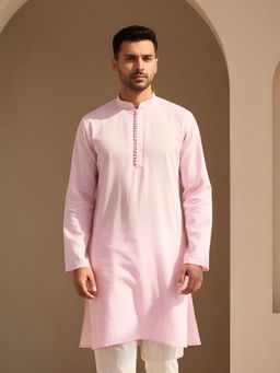 TAHVO - Mens Pink Designer Kurta