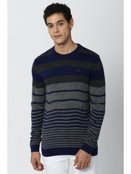Peter England - Men Grey Sweater