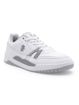 Red Tape - Mens Solid White Grey Sneakers