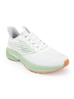 Red Tape - Etpu Men Textured White and Green Athleisure Walking Shoes
