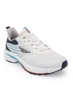 Red Tape - Etpu Men Textured White and Blue Athleisure Walking Shoes