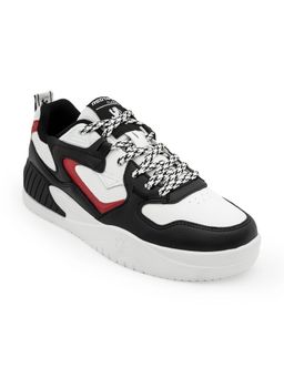 Red Tape - Men Colorblocked White and Red Lifestyle Sneakers
