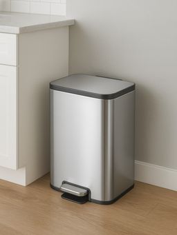 OBSESSIONS - Metallic Stainless Step 50L Rectangle Dustbins