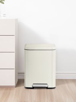 OBSESSIONS - Grey Stainless Step 6L Rectangle Dustbins