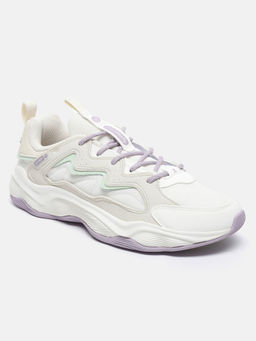 Xtep - Lightning Comfort Canvas White Tea Retro Casual Sneakers