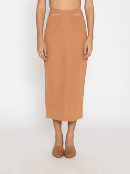 Contemponari - Prairie Winds Skirt - Tan