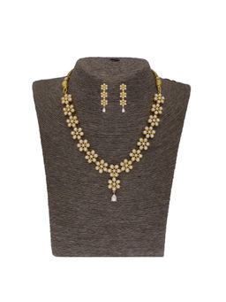 Sri Jagdamba Pearls - Baasima 1 Line Necklace Set
