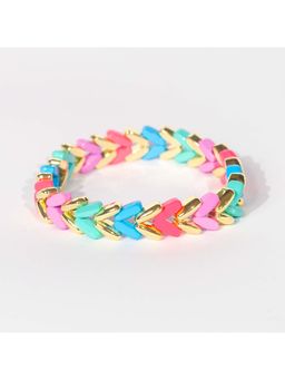 Confetty Co - Multi-Color Aztec Enamel Bracelet