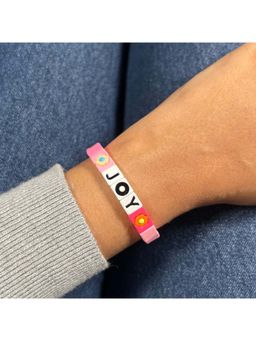 Confetty Co - Multi-Color JOY Enamel Bracelet