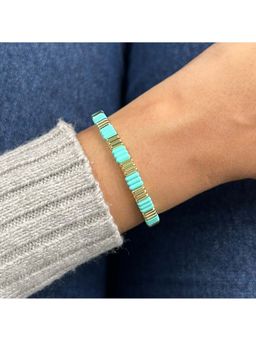 Confetty Co - Green Groovy Enamel Bracelet