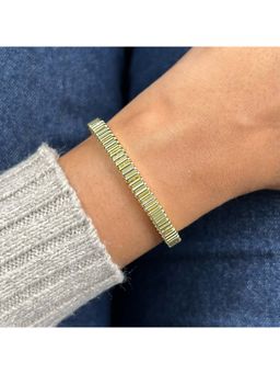 Confetty Co - Gold Groovy Enamel Bracelet