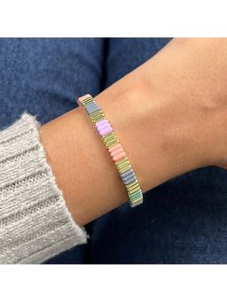 Confetty Co - Multi-Color Groovy Enamel Bracelet