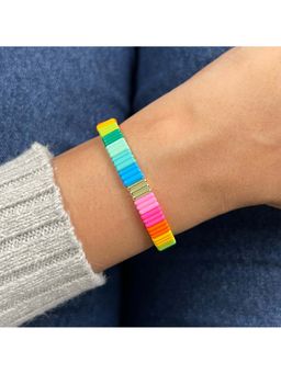 Confetty Co - Multi-Color Groovy Enamel Bracelet