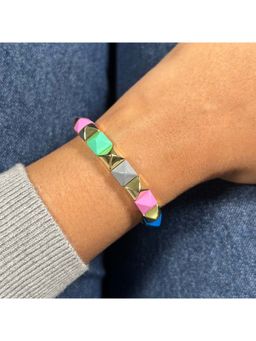 Confetty Co - Multi-Color Spike Enamel Bracelet
