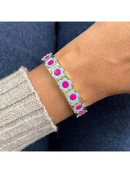 Confetty Co - Multi-Color Flower Enamel Bracelet