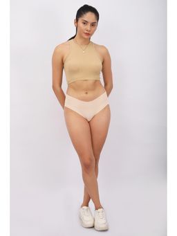 BASIQ. - Seamless Hipster Underwear Nude High Waist