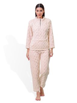 CareDone - Winter Wear Night Suits For Women Beige