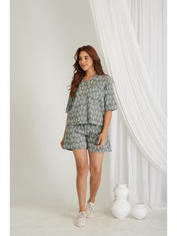 BREATH:ABLES - Women Cotton Printed Co-Ord Set Multi-Color