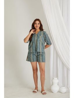 BREATH:ABLES - Women Cotton Printed Co-Ord Set Multi-Color