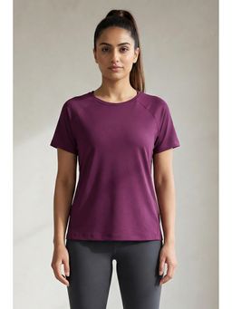 Zivame - Zelocity Quick Dry Relaxed Top - Dark Purple