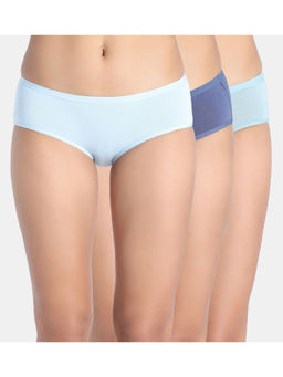 Zivame - Low Rise Full Coverage Hipster Panty Multi-Color (Pack of 3)