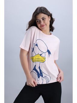 Zivame - Character Edit Knit Cotton Top - Dark Pink