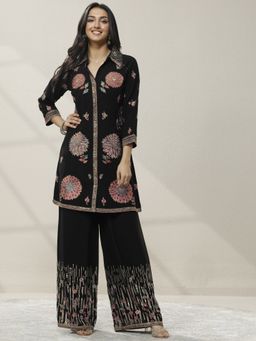 Libas - Embroidered Georgette Co-Ord's Set