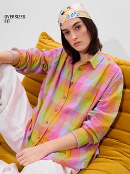 The Souled Store - Pink Tex Mex Women Boyfriend Shirts
