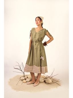 AN'ERA BY ASMITA VERMA - Green Elysia Dress