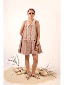 AN'ERA BY ASMITA VERMA - Cream Palma Dress