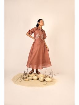 AN'ERA BY ASMITA VERMA - Rust Sundown Dress