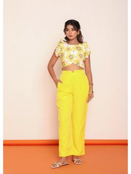Loveprasha - Printed Ruffled Co Ord Set
