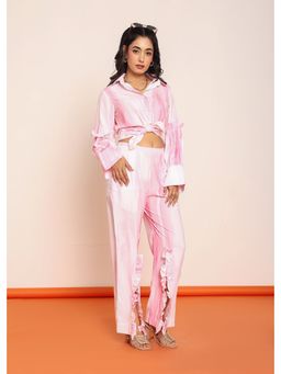 Loveprasha - Printed Co Ord Set With Ruffle Detailed
