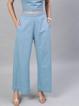STREET 9 - Denim Parallel Trouser