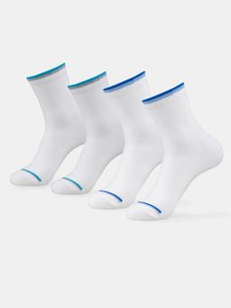 Jockey - 7052 Men Compact Cotton Elastane Low Show Socks - New White (Pack of 2)