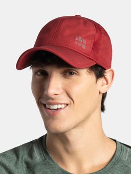 Jockey - CP21 Men Polyester Solid Cap with Adjustable Back Closure - Sundried Tomato