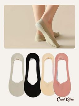 CrossKulture - Solid Liner Socks (Pack of 4)