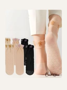 CrossKulture - Solid Transparent Socks (Pack of 6)