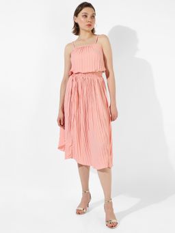 PINACOLADA - Women Solid Pink Regular Fit Co-Ords Set