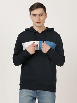 Lee - Men Blue Slim Hoodie