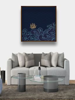 The Art House - Abstract Painting Multicolor (30X30 Inches)