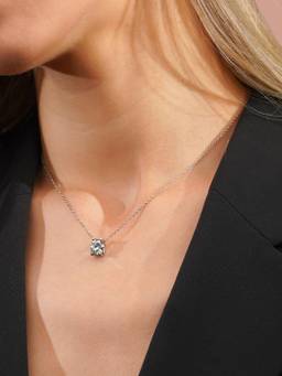 AANURA - Classic Solitaire Pendant Necklace