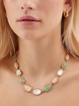 Accessorize London - Women'S Mixed Stone Collar Necklace