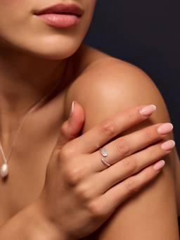 Accessorize London - Women'S 925 Sterling Silver Adjustable Molten Ring