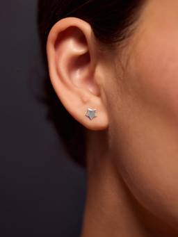 Accessorize London - Women'S 925 Sterling Silver Star Stud Earrings