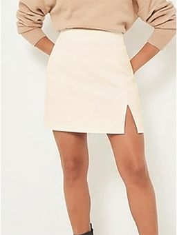 KOTTY - Off White Chic Mini Skirt