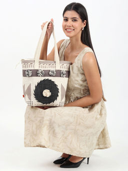 ART AVENUE - Sibura Hand Block Cotton Printed Tote Bag
